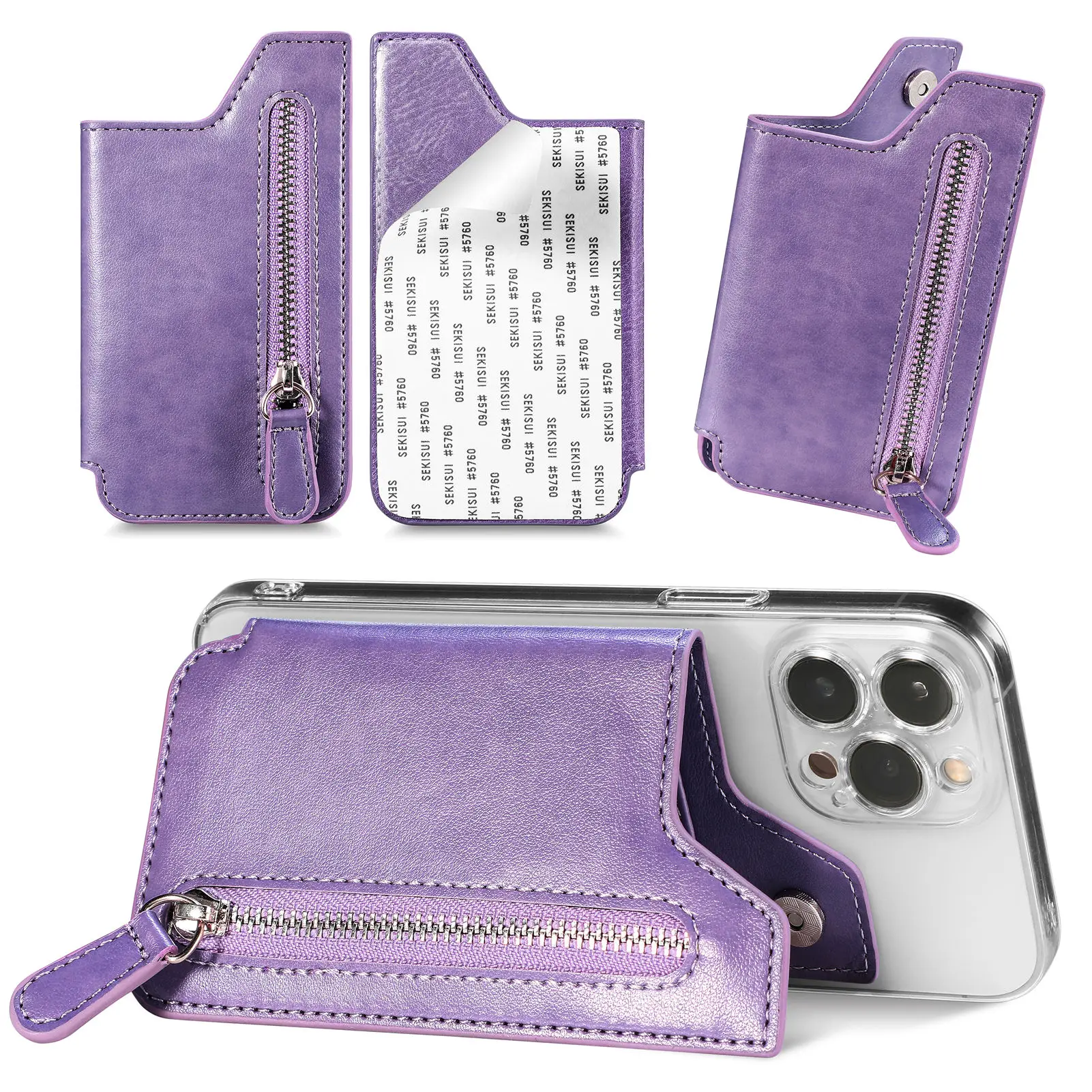 Phone Accessories Vivo - Universal Cell Phone Card Slot Holder