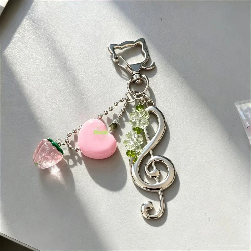 Phone Accessories For Teen Girls - Cute Strawberry Star Keychain Phone Lanyard
