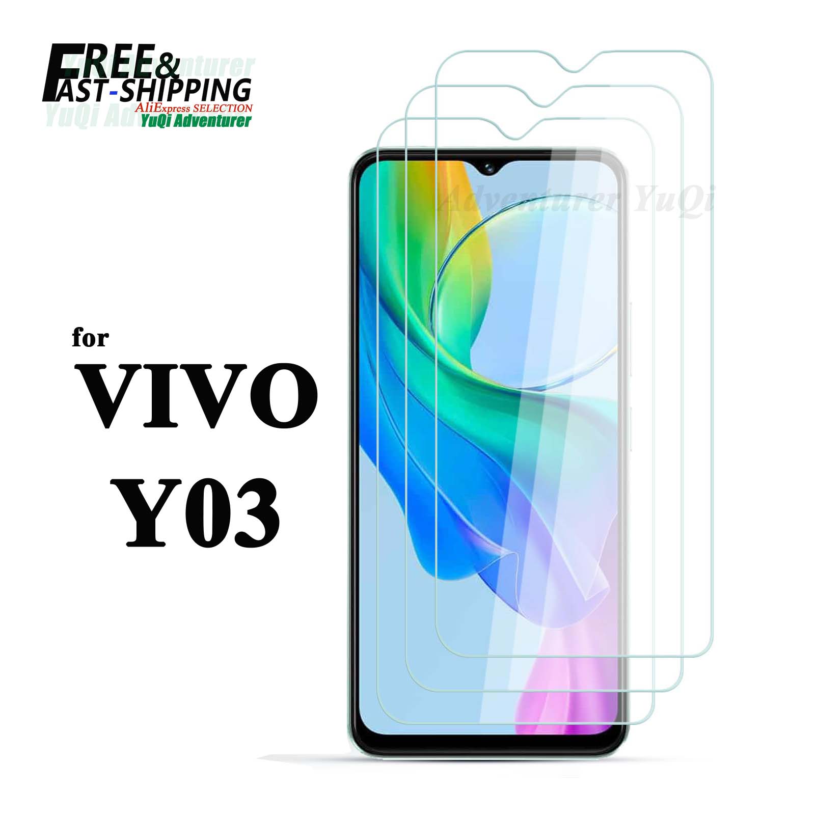 Phone Accessories Vivo - Screen Protector For VIVO Y03 Tempered