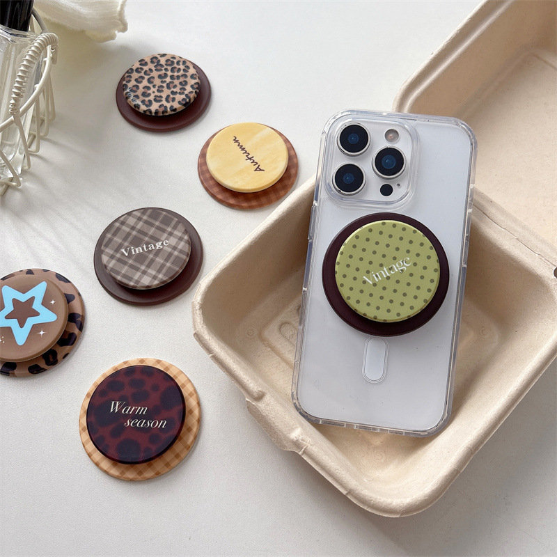 Phone Accessories For Teen Girls - Magnetic Phone Grip Expandable Kickstand Detachable