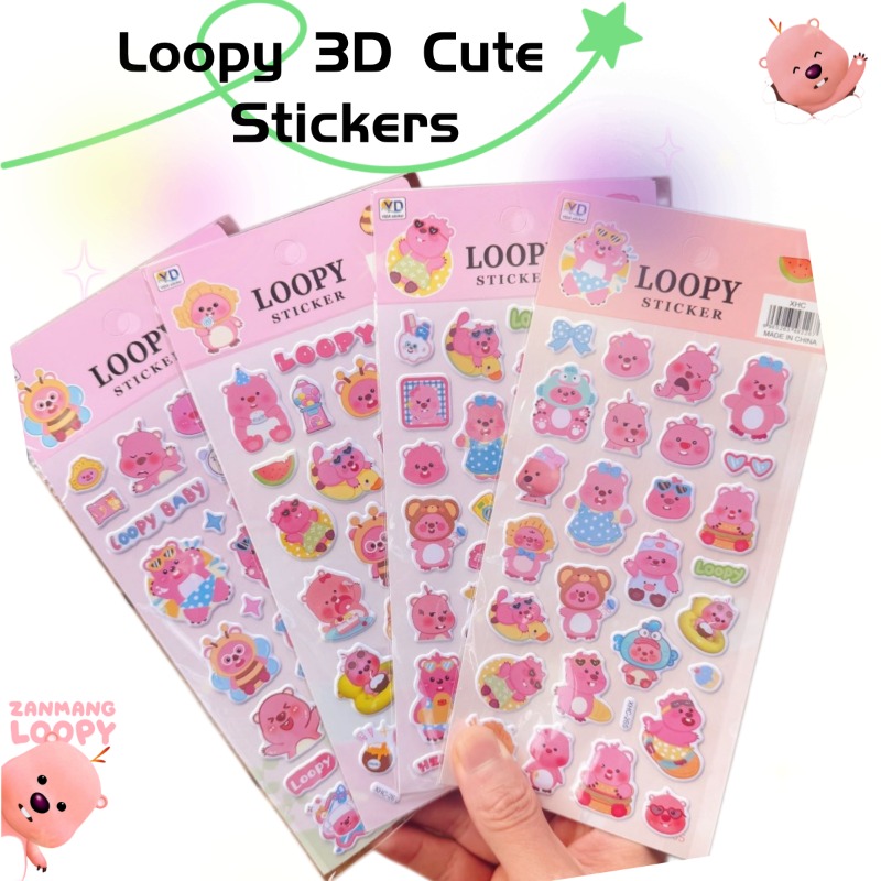 Phone Accessories Items - New Pororo Anime Cute Loopy 3D