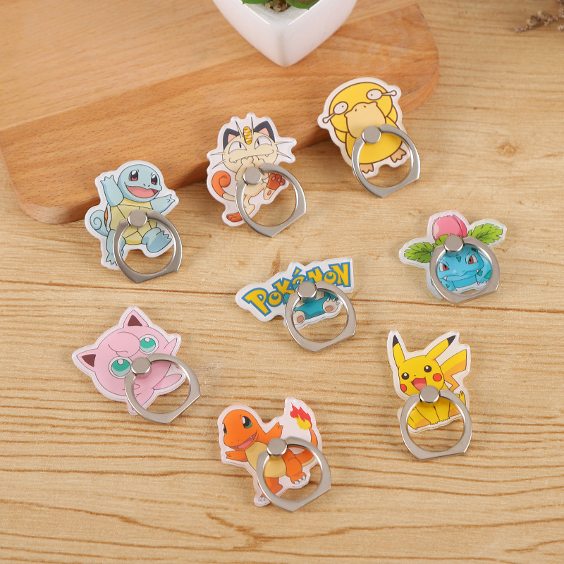 Phone Accessories Supplier - Anime Pokemen Pikachu Phone Ring Holder