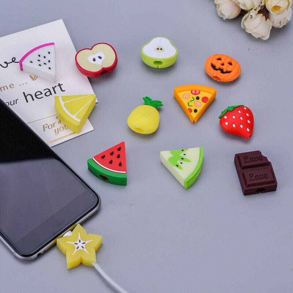 Cute Cartoon Cable Protector A - đánh giá và giá Phone Accessories For Teen Girls