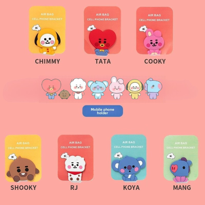 BT21cartoon cute silicone hand - đánh giá và giá Phone Accessories Supplier