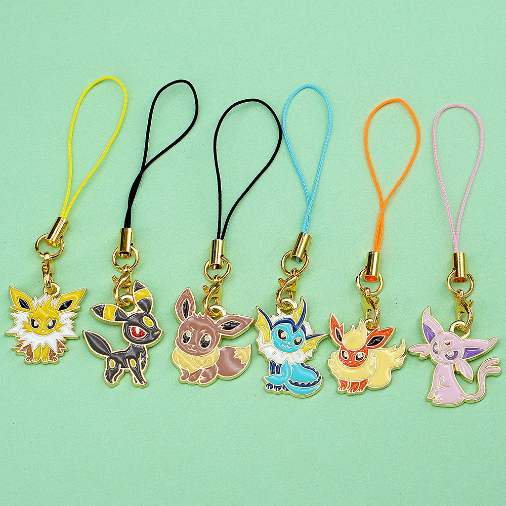 6Pcs Hot Anime Pokemon Eevee P - đánh giá và giá Phone Accessories Supplier