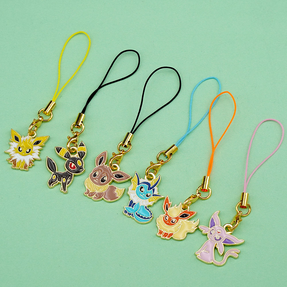 6Pcs Hot Anime Pokemon Eevee P - đánh giá và giá Phone Accessories Supplier