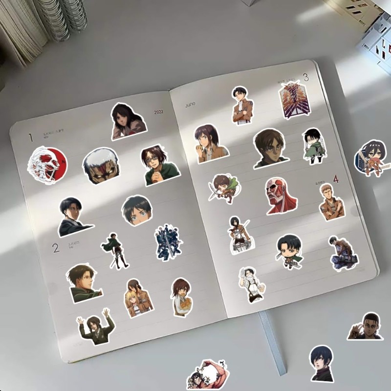 60Pcs Attack on Titan Anime St - đánh giá và giá Phone Accessories Items