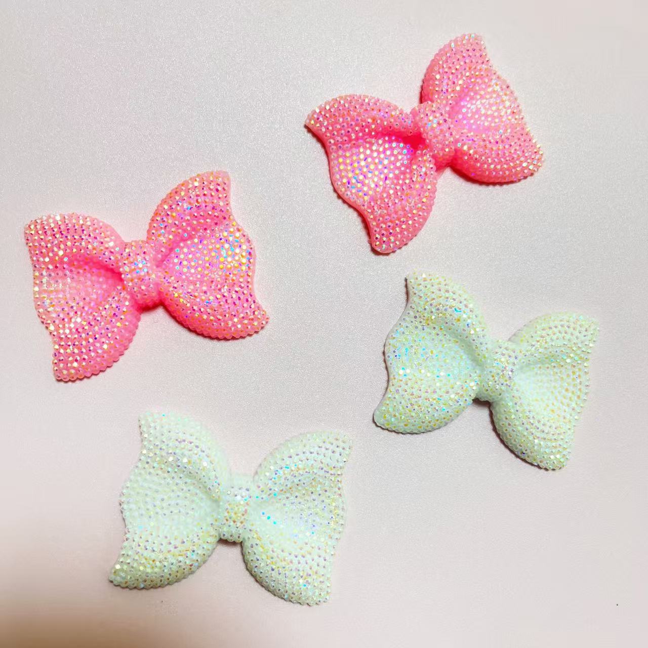 1Pcs Y2K Kawaii Bling Pink Bow - đánh giá và giá Phone Accessories Logo Design