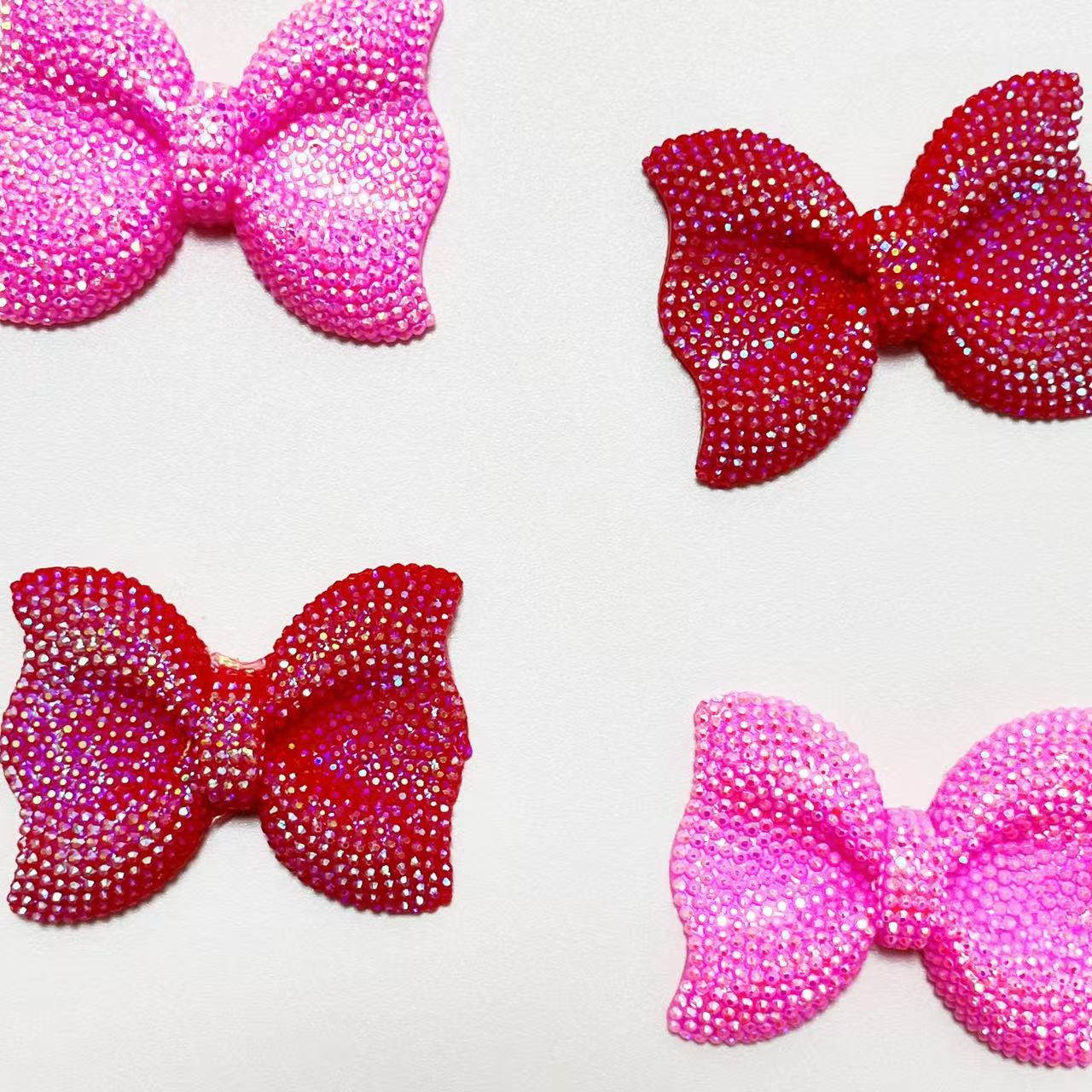 1Pcs Y2K Kawaii Bling Pink Bow - đánh giá và giá Phone Accessories Logo Design