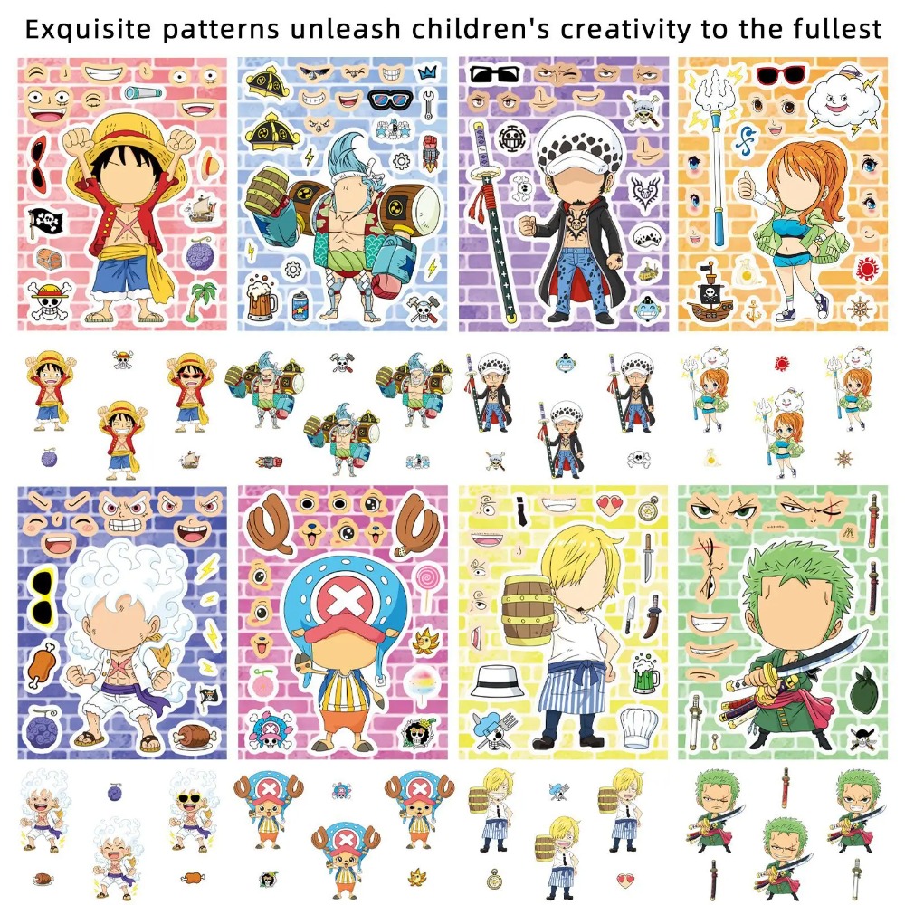 8/16/24Sheets One Piece Luffy  - đánh giá và giá Phone Accessories Supplier