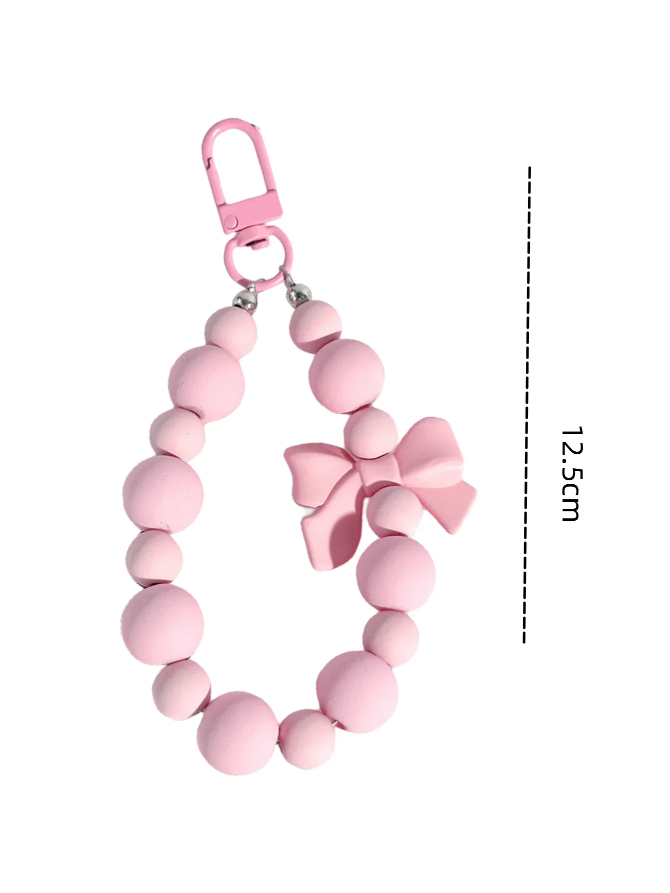 1pc Pink Pearl Bow Keychain Mo - đánh giá và giá Phone Accessories For Teen Girls