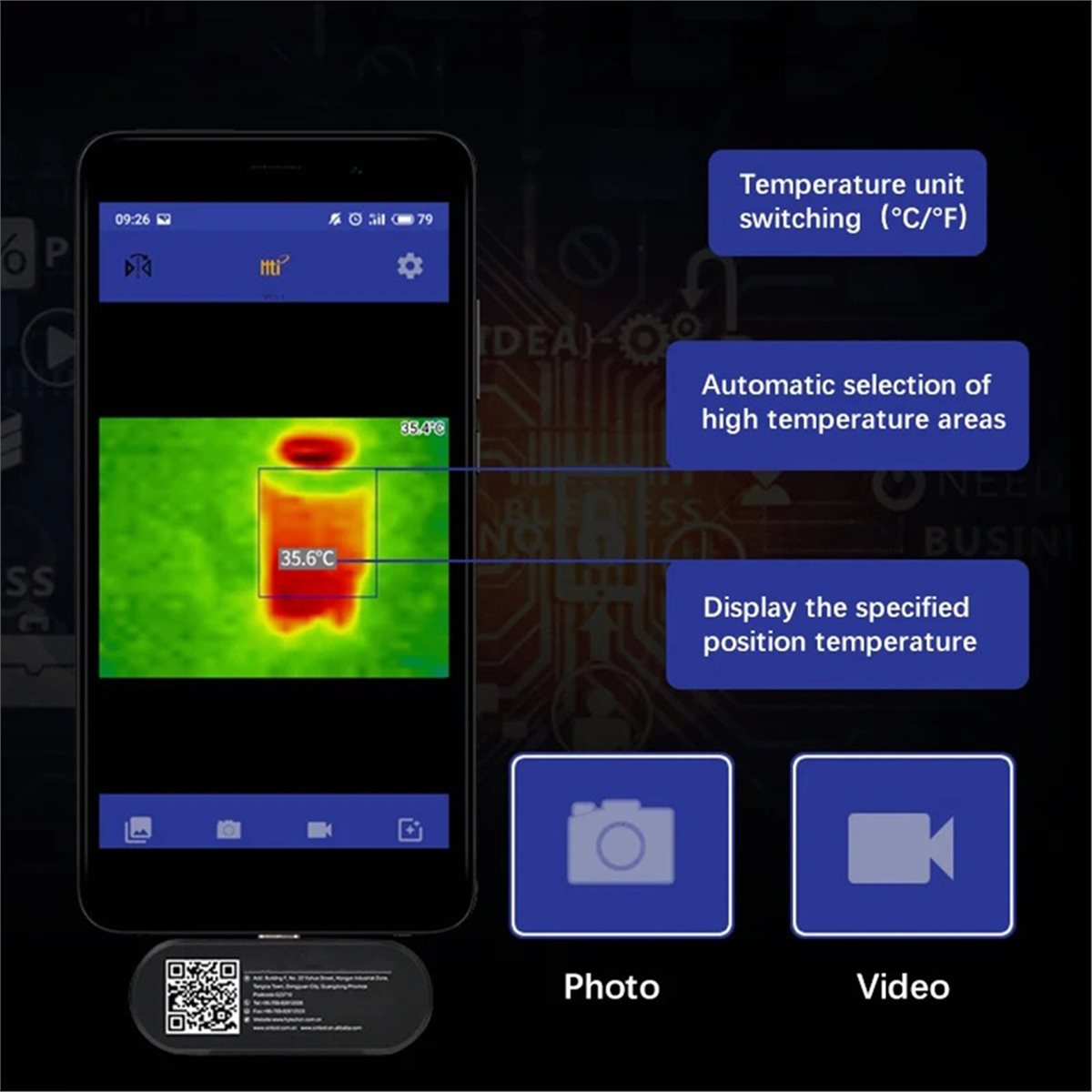 Dynamic Mobile Thermal Camera  - đánh giá và giá Phone Accessories Images
