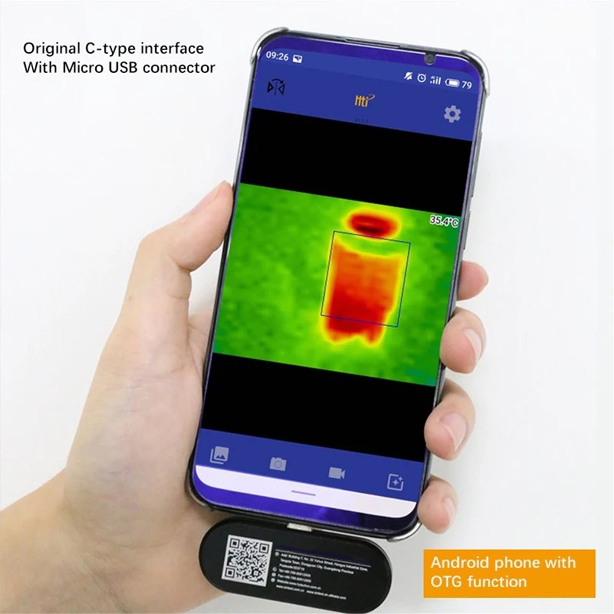 Dynamic Mobile Thermal Camera  - đánh giá và giá Phone Accessories Images