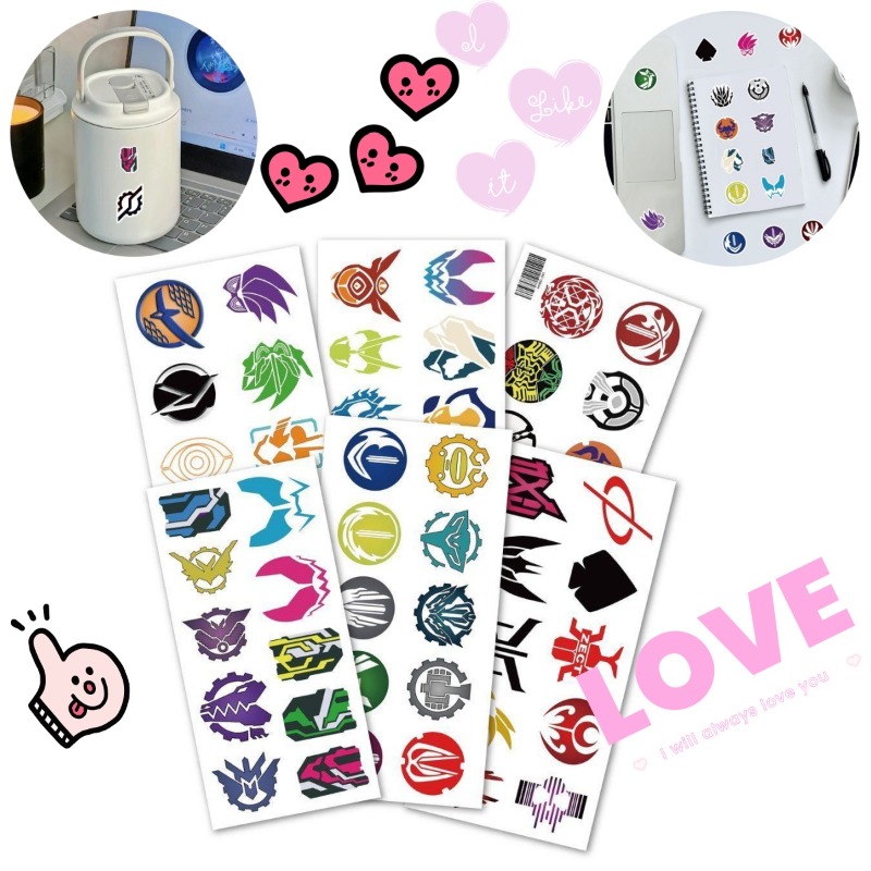 60 Sheets Kamen Rider Logo Sti - đánh giá và giá Phone Accessories Items